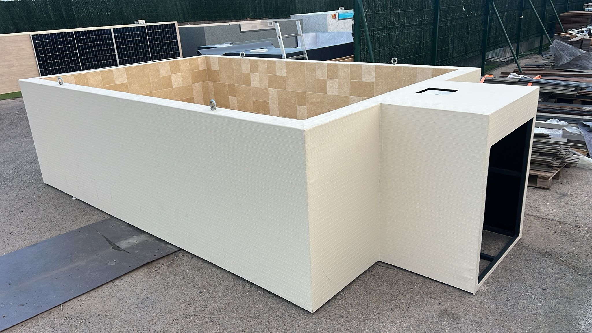 Piscina Elevada SOLPOOL 4,4m x 2,4m x 1,12m (52SO/25 ALM)