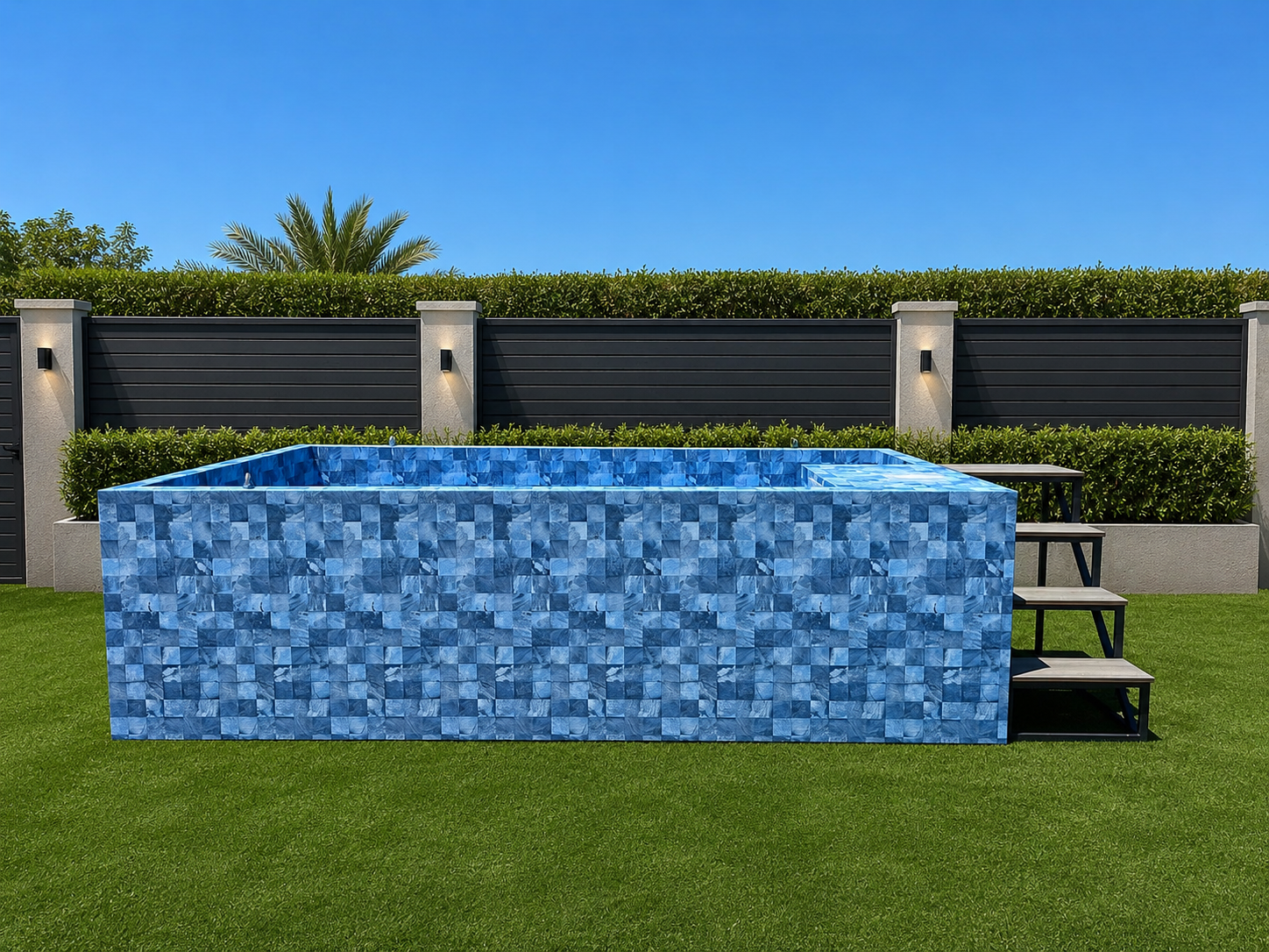 Piscina Elevada SOLPOOL 3,80 x 2,20x1,12 m (1SOL TA)