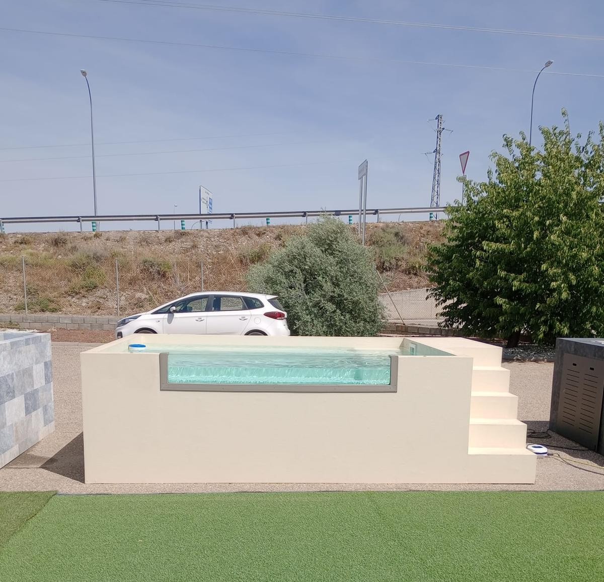 Piscina Elevada de patio MIAMI 3,90 x 2,40x1,12 m (91SL AR)