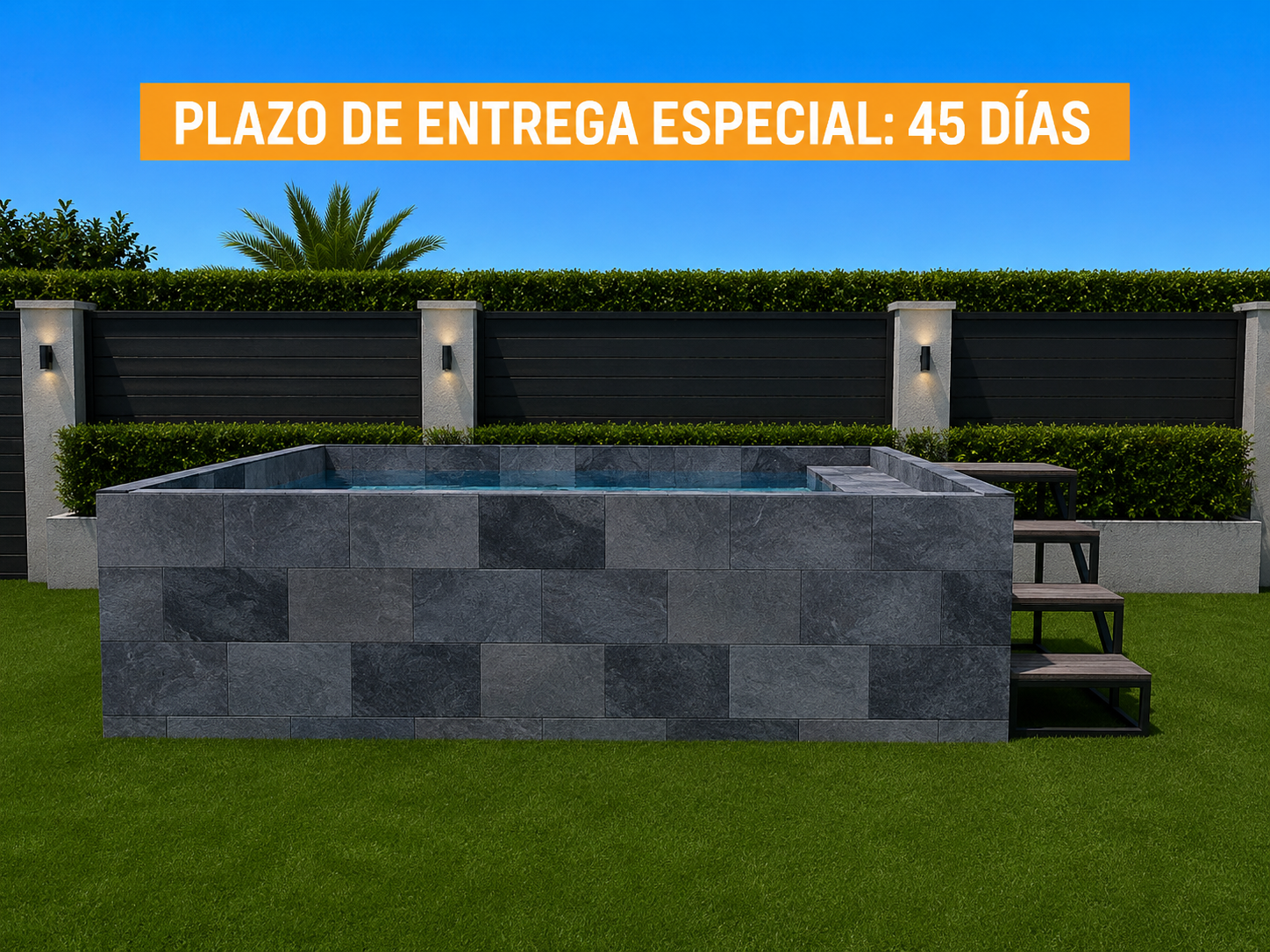 Piscina Elevada SOLPOOL 3,80 x 2,20x1,12 m (SOL)