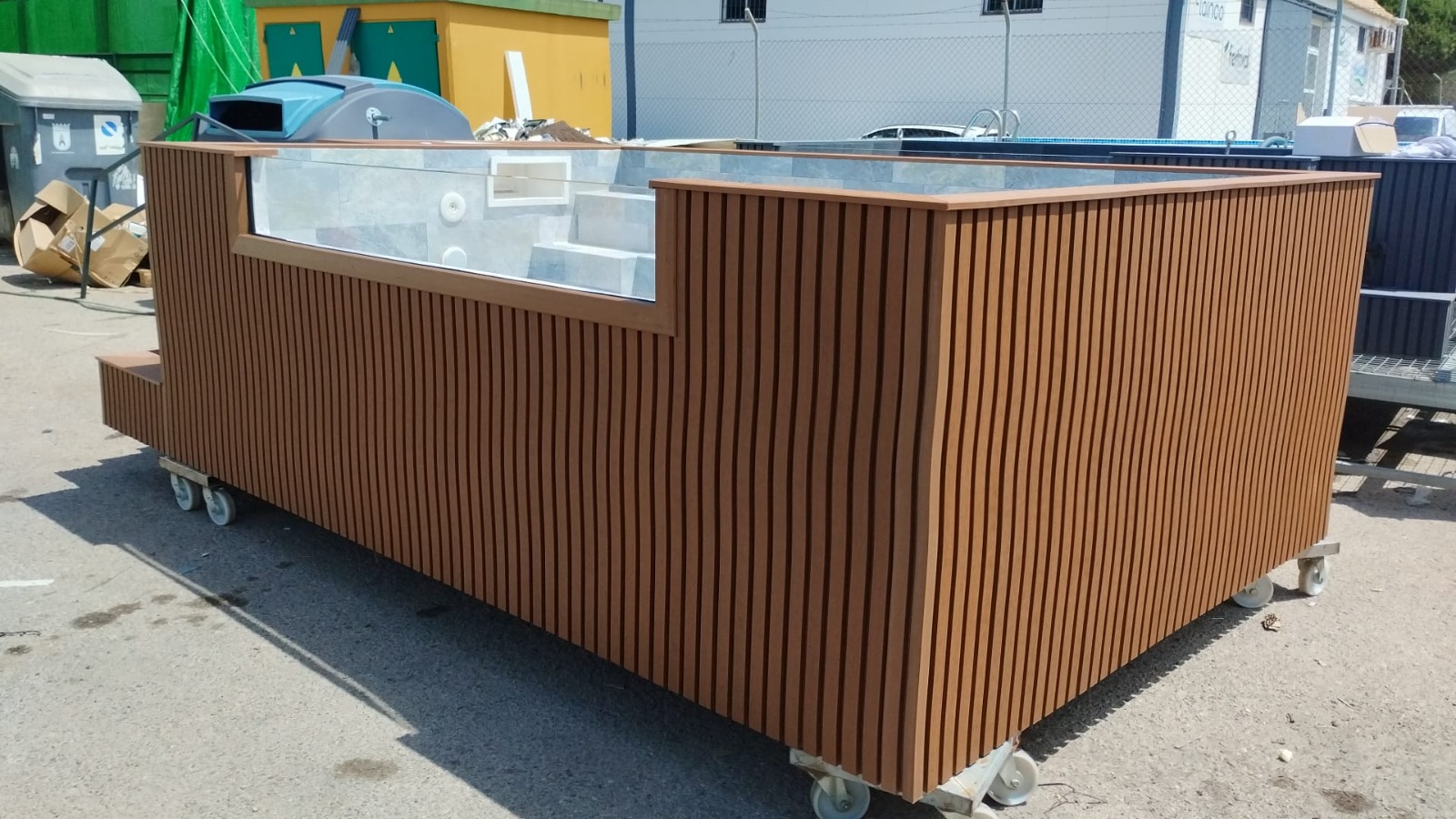 Piscina Elevada de patio MIAMI 3,90 x 2,20x1,12 m (1020SL TA)