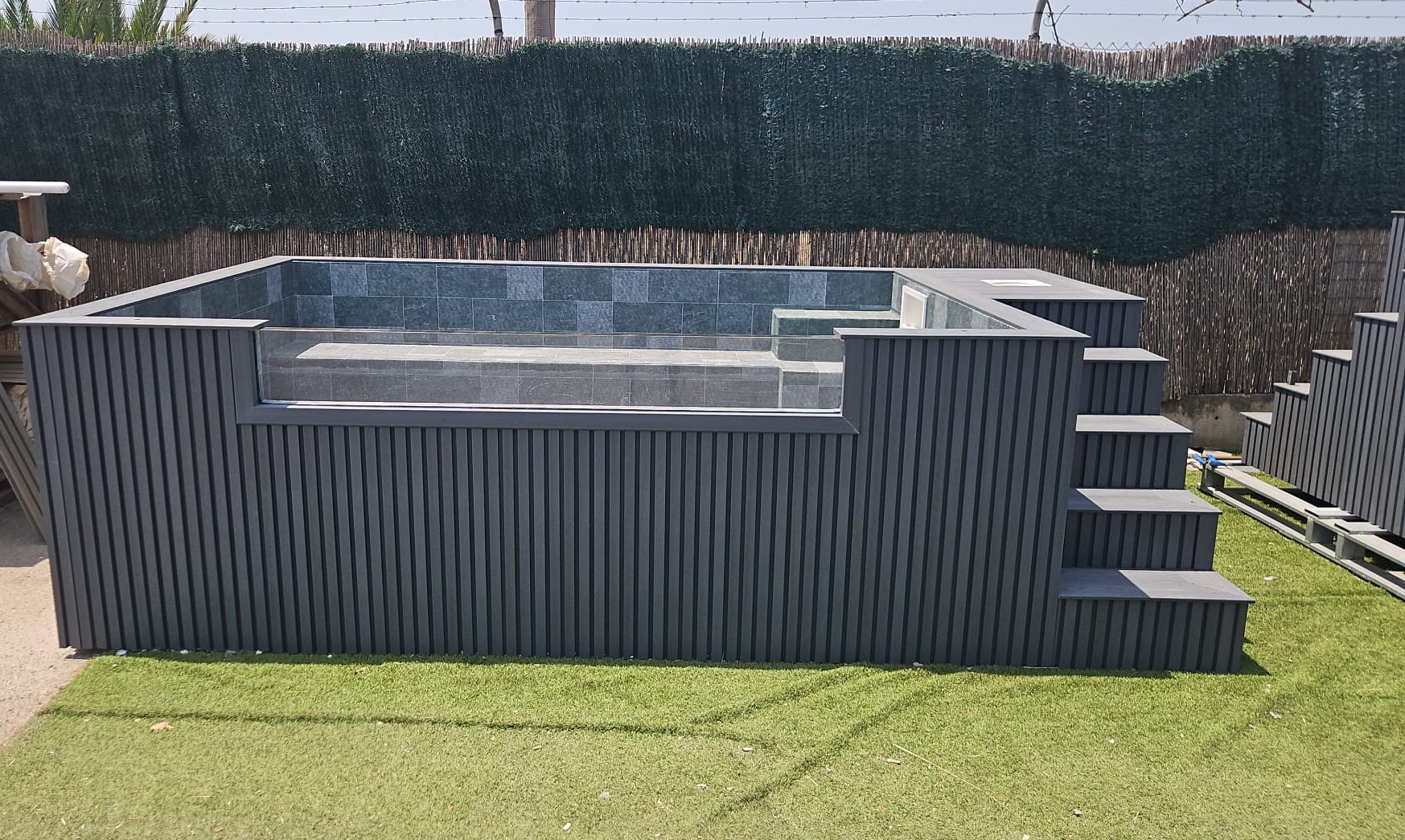 Piscina Elevada de patio MIAMI 3,90 x 2,20x1,12 m (1024SL TA)
