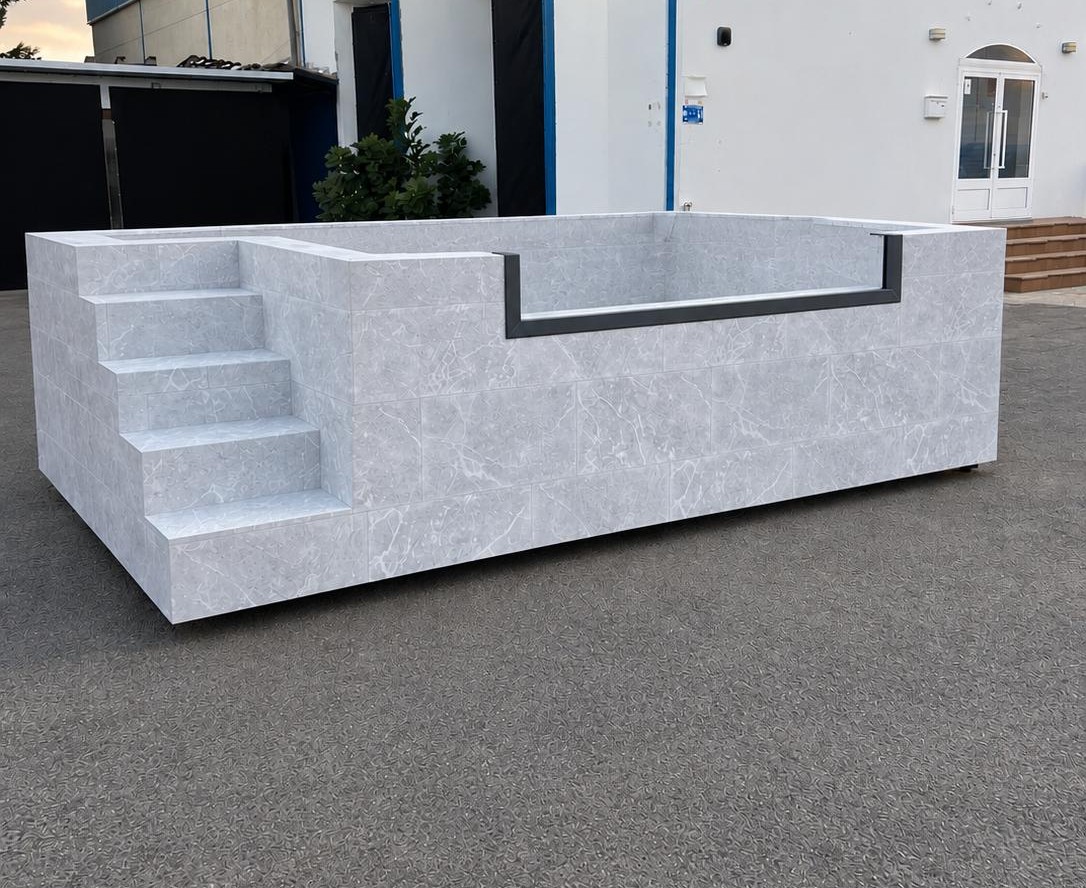Piscina Elevada de patio MIAMI 3,90 x 2,20x1,12 m (1122SL DH)